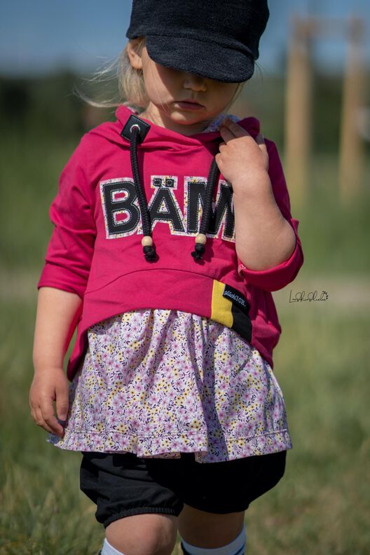Hoodie #FloweryCrop 74-164 A4/A0/Beamer image number 4