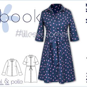 Ebook / Schnittmuster lillesol women No.43 Kleid Camisa