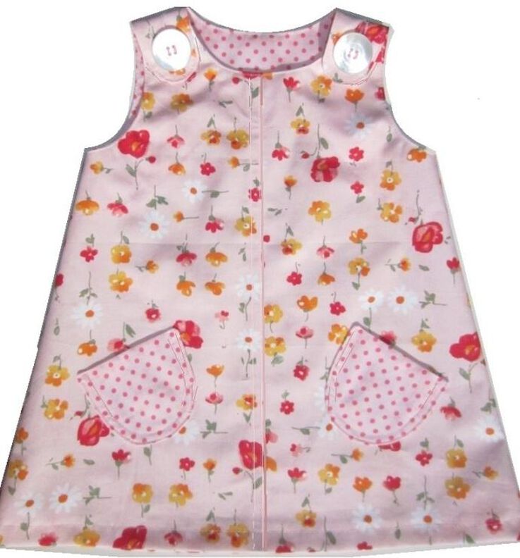 Nähanleitung + Schnitt Hängekleid für Kleinkinder 68-104 image number 2