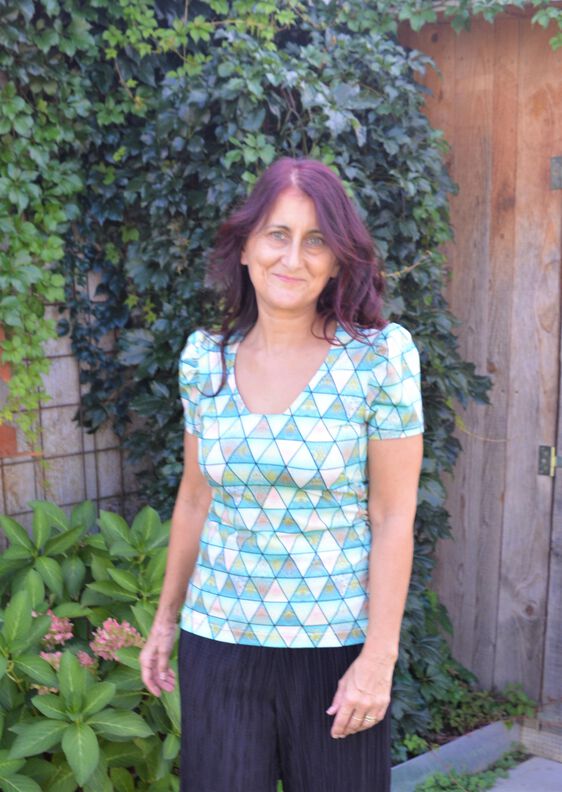Shirt PETITE ELFIE Gr. 34-48 PDF-Schnitt A4, A0, Anleitung image number 10