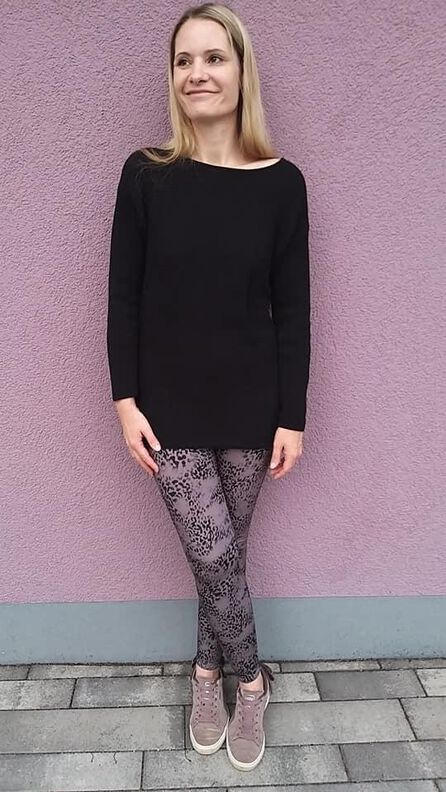 Highwaist Leggins Berlind-Ebook und Nähanleitung-Gr 32-64 image number 7