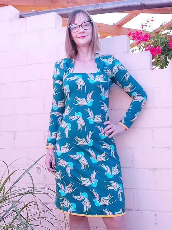 GINETTE- Shirt oder Kleid PDF-A4, A0 und BEAMER image number 3