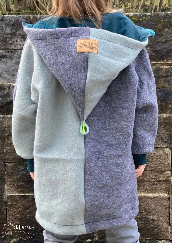 Oversized Jacke Regnbuelys Gr. 128-170, A0, Walk, Cord image number 4