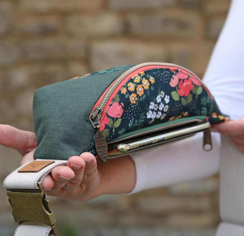 Bauchtasche Lana in 2 Größen + Geldbörse Rosa image number 5