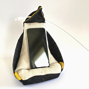 Handykissen Pinguin, Schnittmuster + Nähanleitung