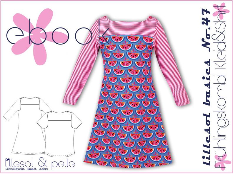Ebook/Nähanleitung Frühlingskombi Kleid Shirt image number 1