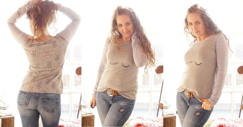 Lucia Denim Longsleeve: d. Serie: "ohne Gedöns": ebook 34-54 image number 9
