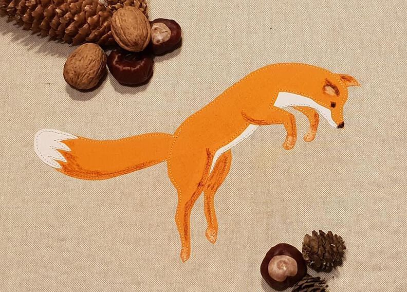 Applikationsvorlage und Nähanleitung Fuchs image number 5