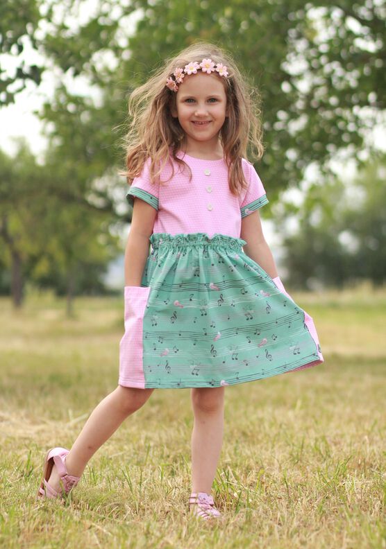Hanni - Paperbag Kleid für Mädchen Gr. 86-164 image number 8