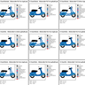 Motorroller Stickdatei  thumbnail number 3