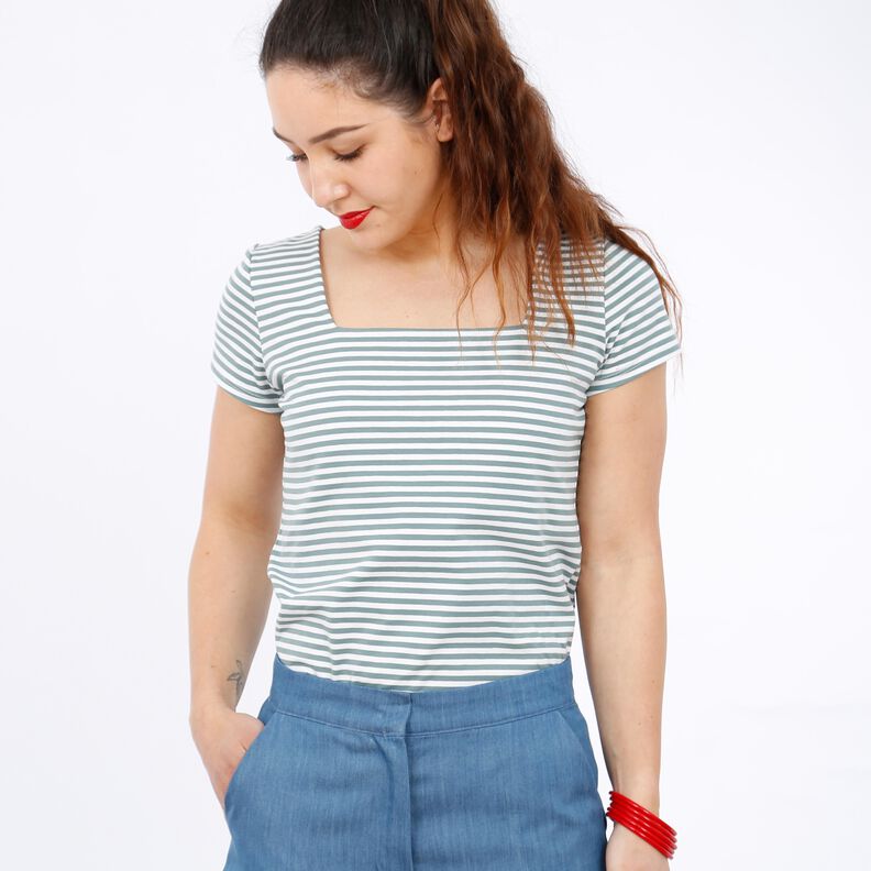FRAU FRANKA - Shirt mit eckigem Ausschnitt XS-XXL image number 3