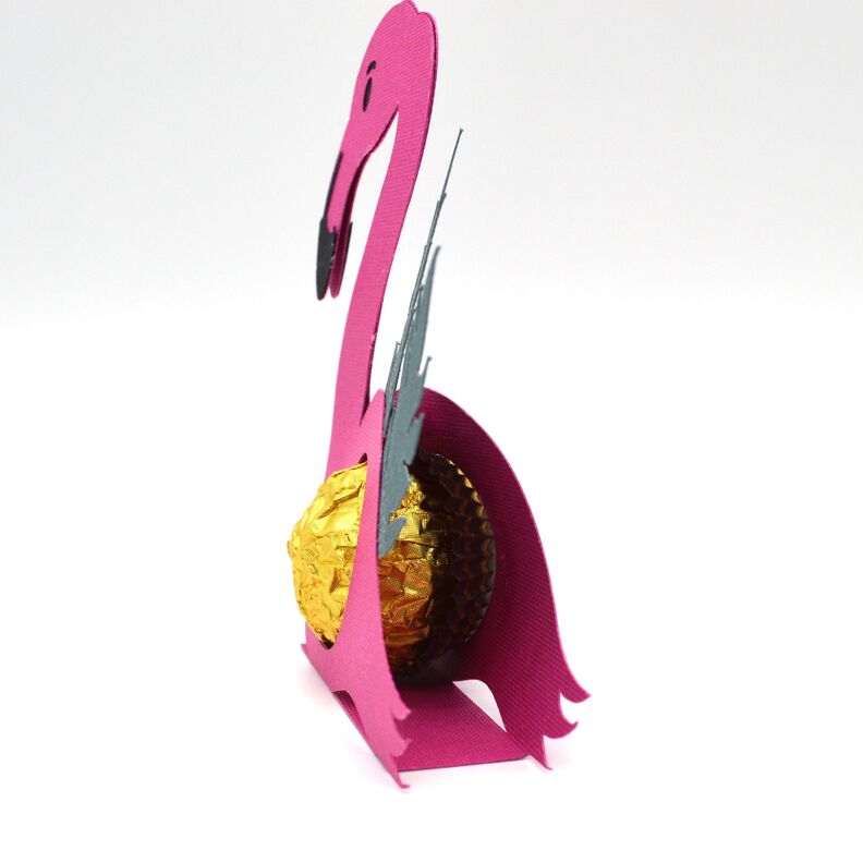 Plotterdatei Flamingo zum Befüllen für Schokokugel Lolli image number 4