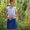 SALLY - Kinderkleid Materialmix 98-152 thumbnail number 3