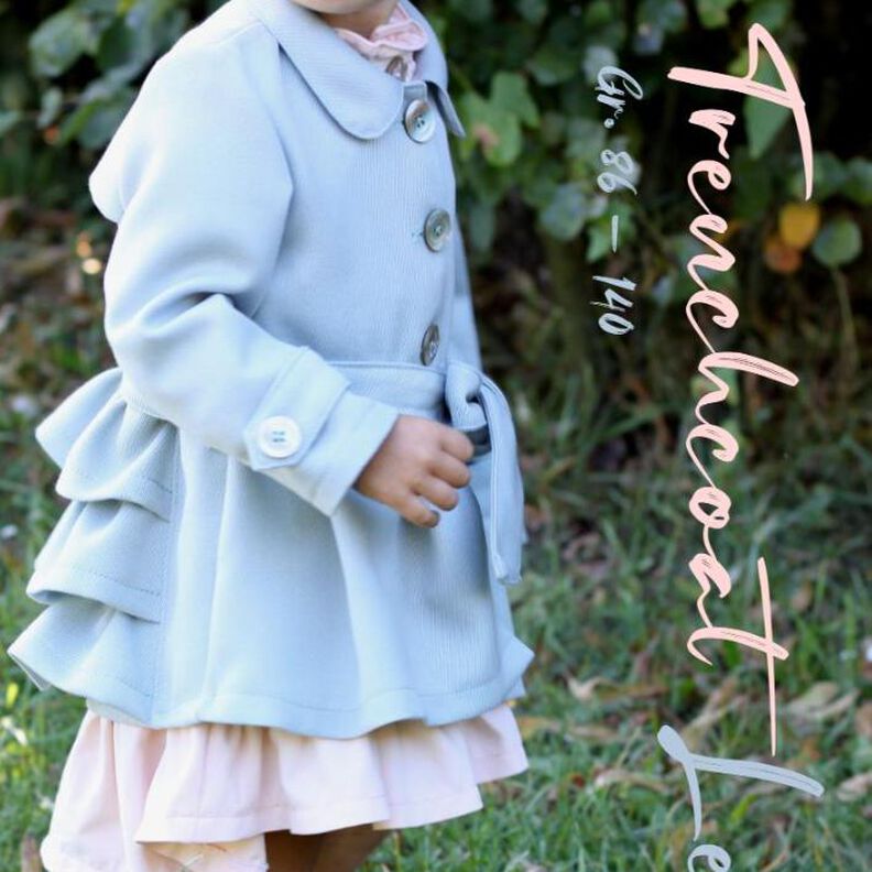 Schnittmuster Trenchcoat Leonie inkl. Beamerdatei image number 1