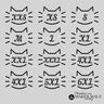 Plotterdatei Größenlabel Katze Erwachsene thumbnail number 1
