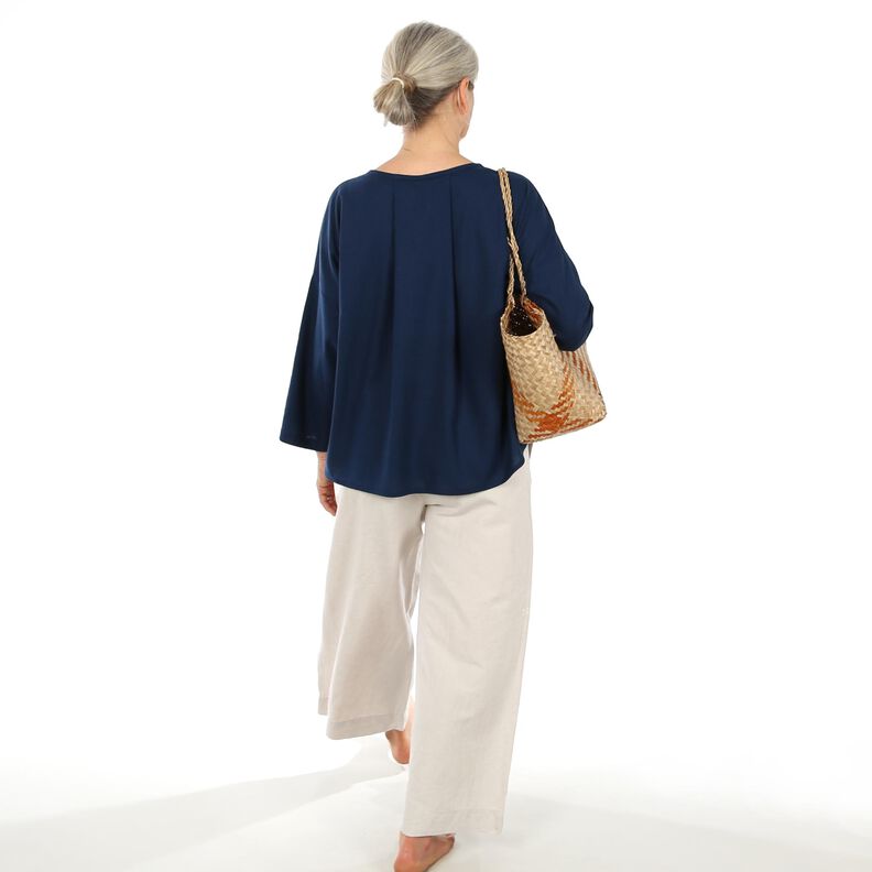 FRAU MAKI - Bluse mit Quetschfalte XS-XXL image number 4