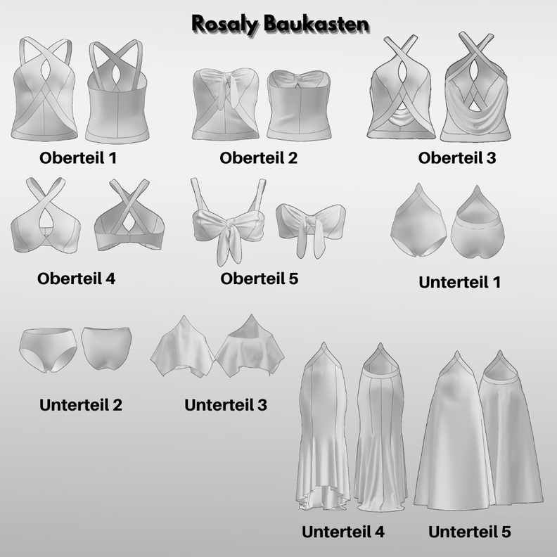 Rosaly  Unterteil 4 Rock Gr. 32 - 52 image number 3