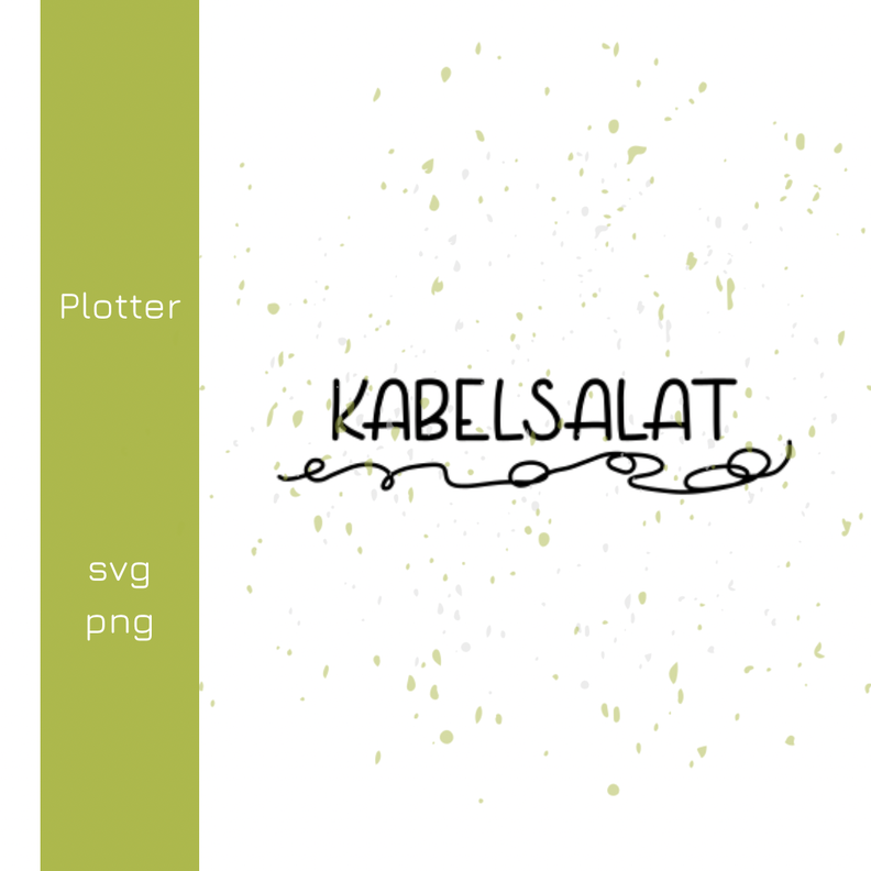 Kabelsalat Plotterdatei | DIY Hunger image number 3
