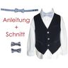 Nähanleitung + Schnitt Weste und Fliege 80-140 thumbnail number 1
