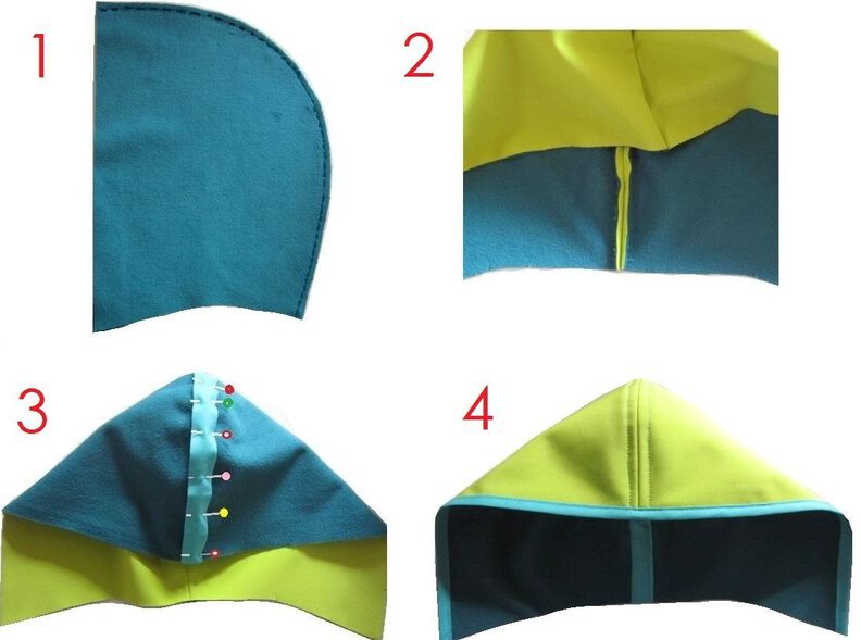 Schnitt + Anleitung Kapuzenjacke Hoody 80-140 image number 3