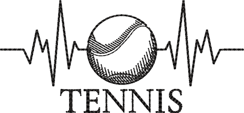 Stickdatei Sport "Tennis" image number 4