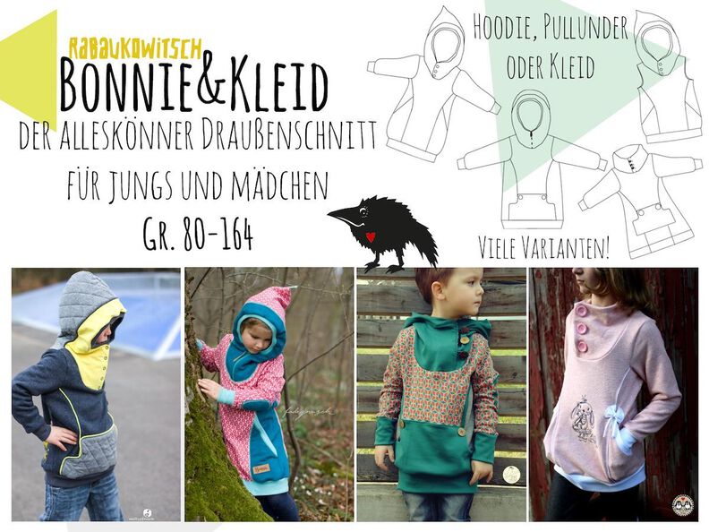 Bonnie&Kleid Retro Pullover Kleid Pullunder image number 1