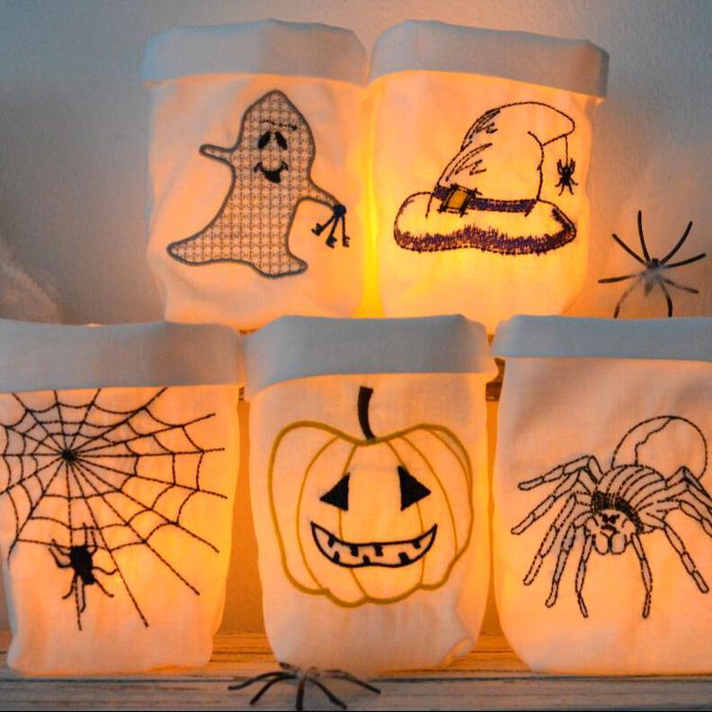 ITH Lichterbeutel Halloween LED 13x18cm image number 1