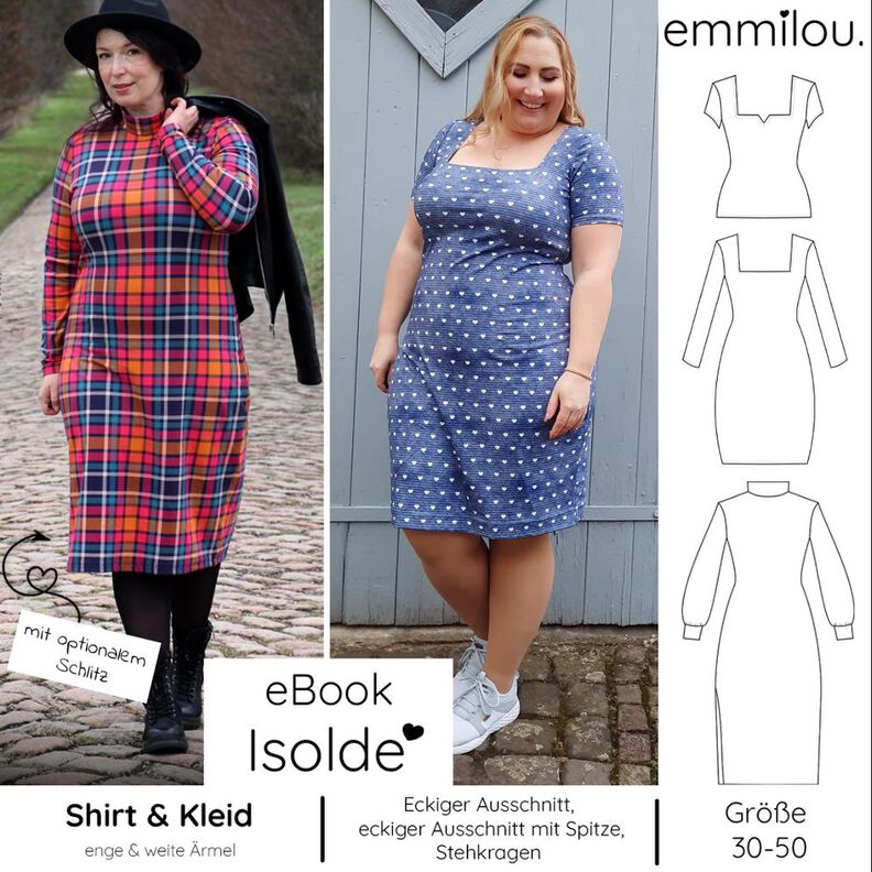 eBook Damenkleid/-shirt Isolde  Schnittmuster&Nähanleitung  image number 1