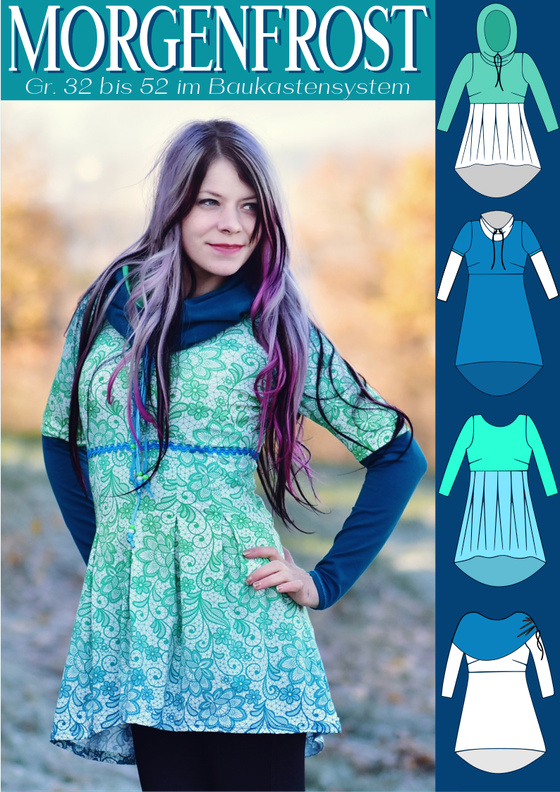 MORGENFROST Shirt & Kurzkleid Gr. 32 bis 52 image number 1