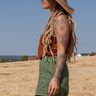 Heinz - knackige Damen-Shorts mit High-Waist-Bund thumbnail number 8