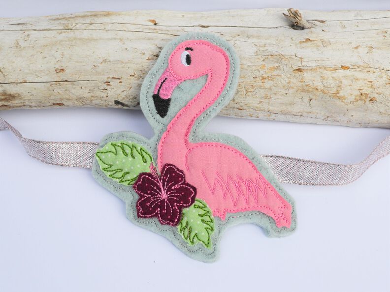 Stickdatei Flamingo ITH SET Stabstickdatei image number 7