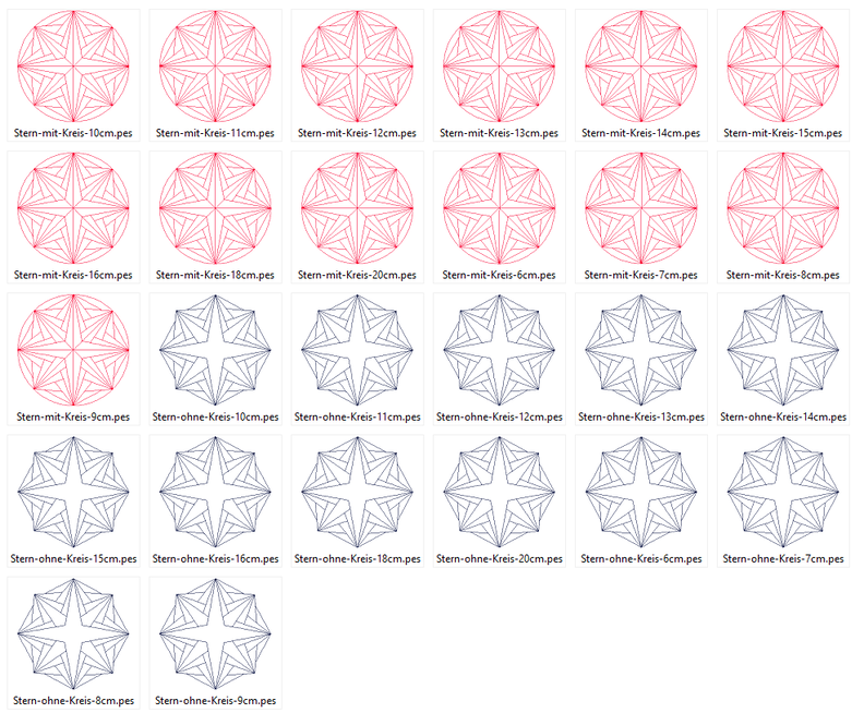Stickdatei - Mandala Stern - schnell und einfach image number 5