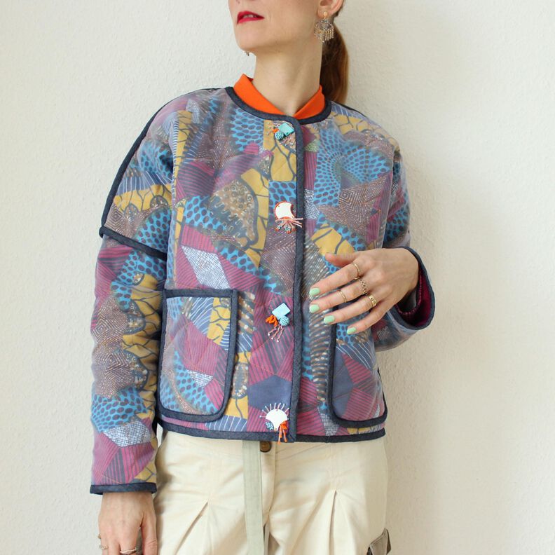 Wattierte Jacke "Rebecca" 2 L&auml;ngen-/Kragenoptionen Gr. 32-54 image number 11