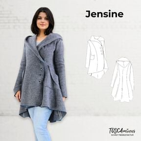 Schnittmuster Mantel Jensine Gr. 34-46 | Walkmantel