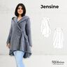 Schnittmuster Mantel Jensine Gr. 34-46 | Walkmantel thumbnail number 1