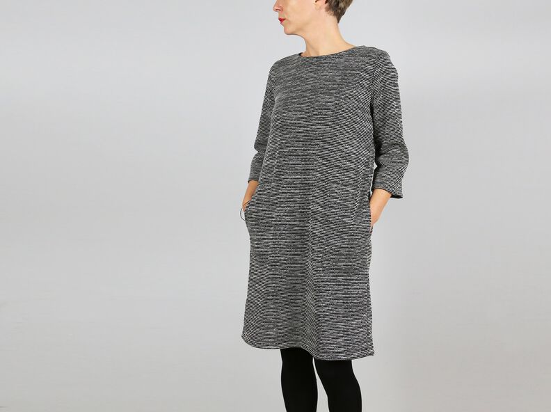 FRAU YUMA - Kleid mit Taschen und Falte XS-XL image number 2