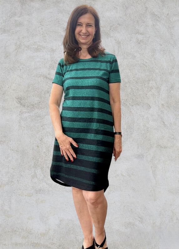 Sweatkleid – eBook Schnittmuster Gr. 32-52 – Livorno  #150 image number 6