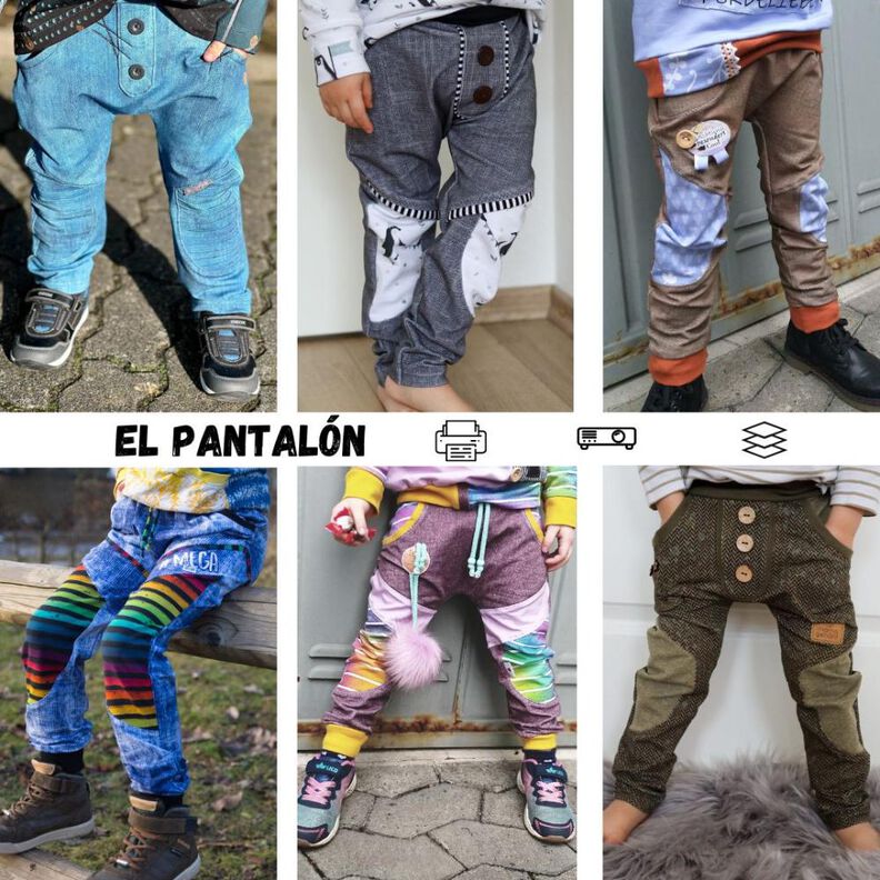 El Pantalón lange Kinderhose unisex Gr. 74 - 158 image number 1