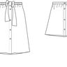 Damen Rock mit Knopfleiste Maxirock Mini UDARA ♥ Gr. XS-XXL thumbnail number 9