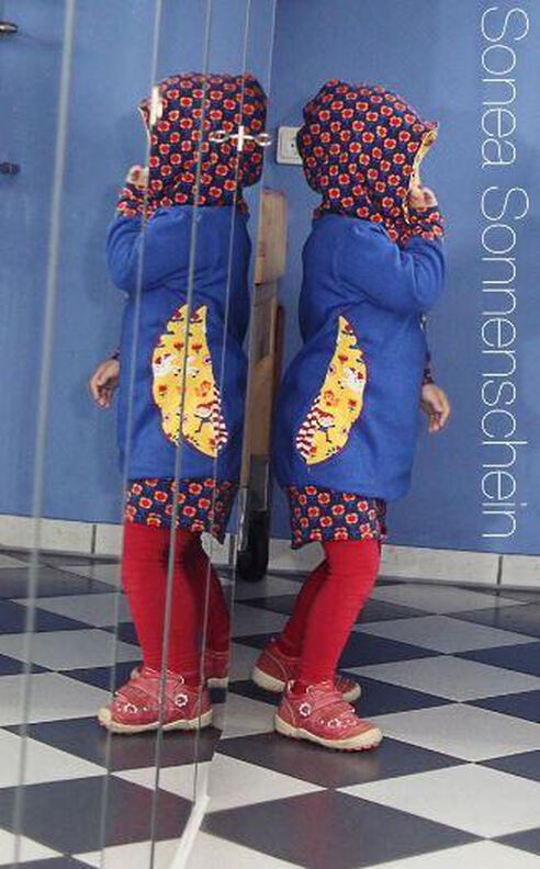 Ebook/Nähanleitung Hoodie LOU Mädchen Gr. 74/80-158/164 image number 2