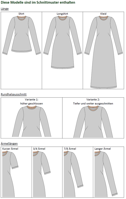Jerseykleid, Shirt & Nachthemd (Gr. 34–50) / Bu 80-116 image number 7
