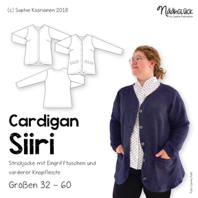 eBook Cardigan Siiri – Größe 32 – 60