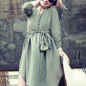 Schnittmuster Blusenkleid "Irenes Kleid" Gr. 34-52