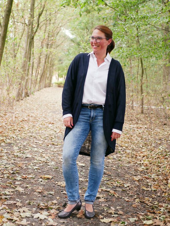 Cardigan Damen - eBook Schnittmuster - 32-58 - Chicago #122 image number 8