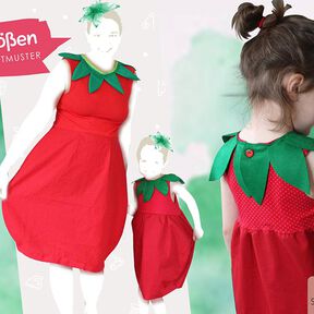 Kostüm "Erdbeere-Ballonkleid" (Nähanleitung für alle Größen)