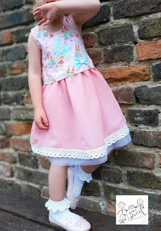 festliches Kleid VANESSA Gr. 98 - 152 Einschulung Hochzeit image number 9