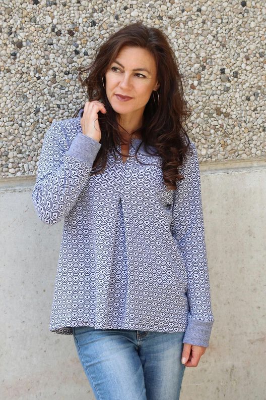 Lilly Kleid oder Shirt Nähanleitung und Schnittmuster 34-50 image number 8