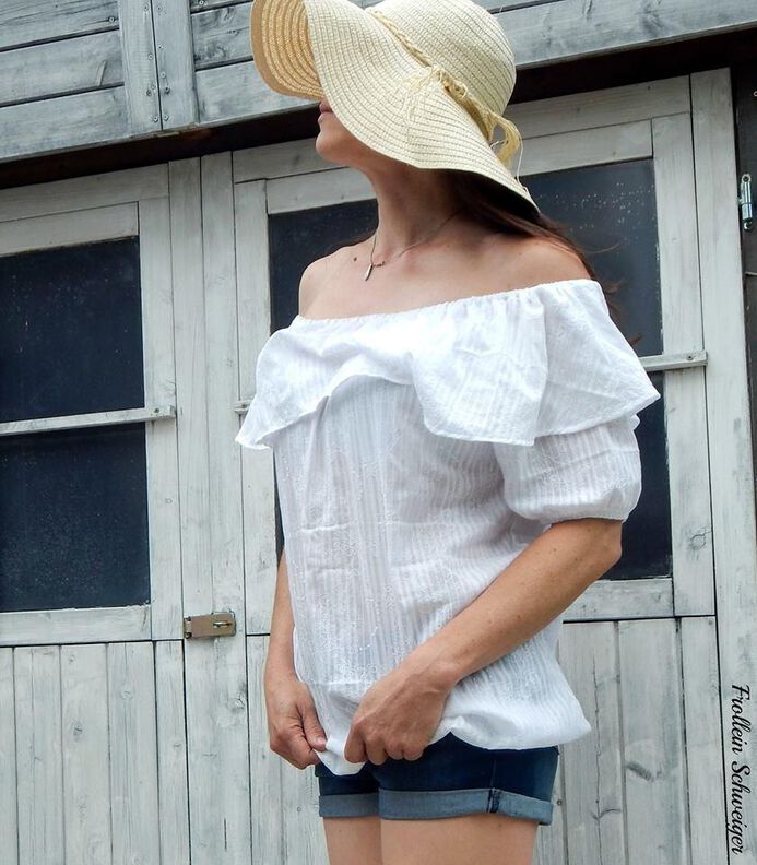  Off and Over-Shoulder Dress & Blouse / Schnittmuster Kleid image number 2