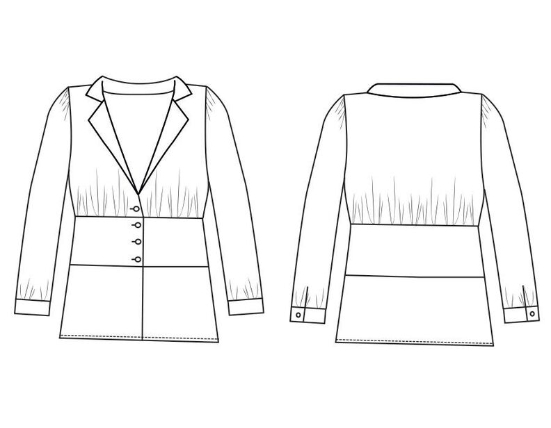 Bluse Gwenn N&auml;hanleitung + Schnitt image number 3