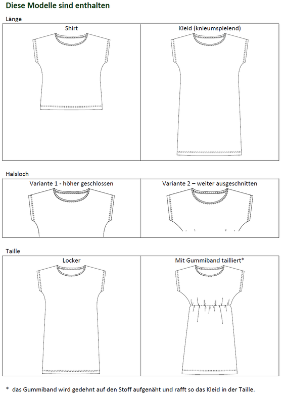 Shirt und Kleid „Lilly Kids“ für Kinder Gr. 92-164, A4+A0 image number 9
